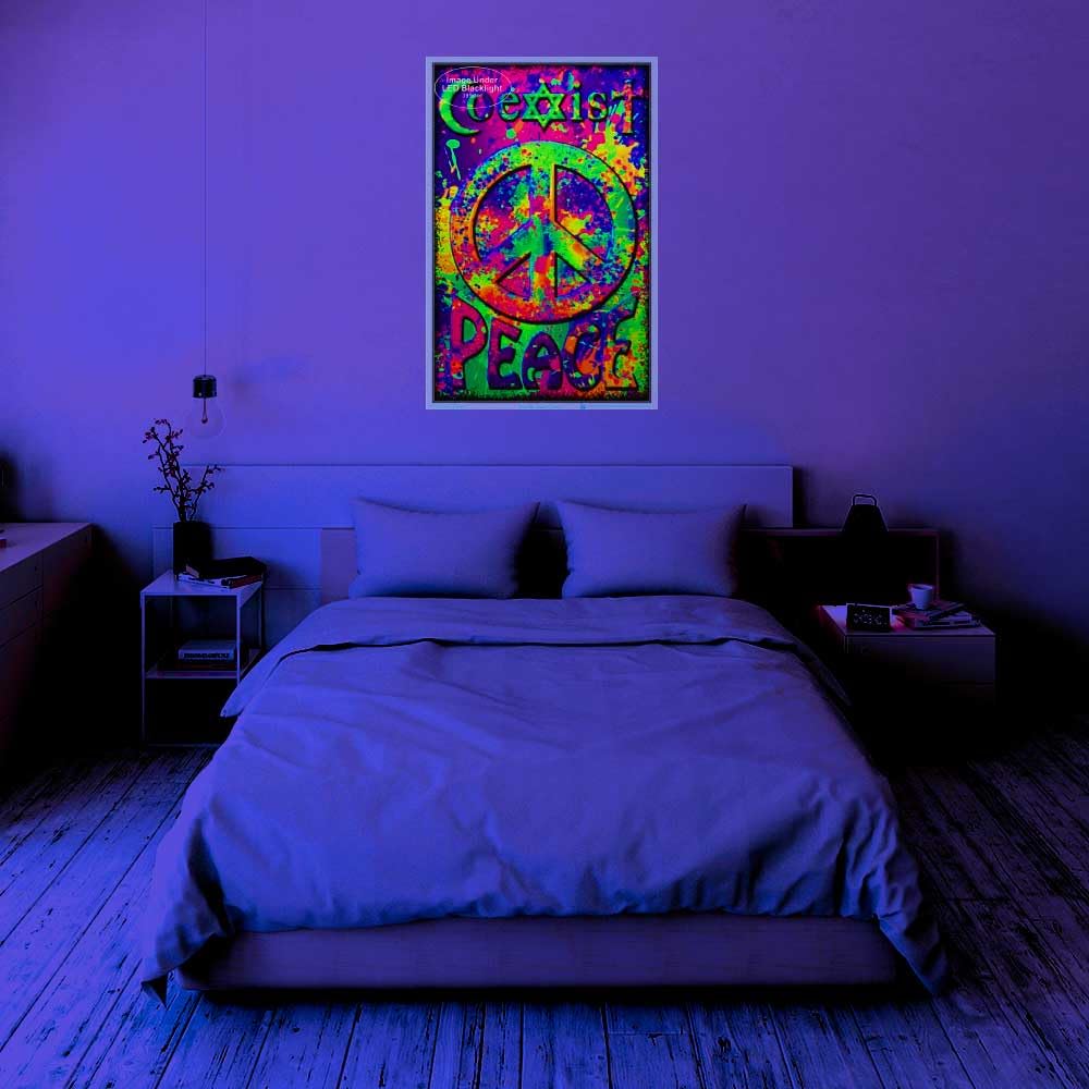 Amazon.com: Scorpio Posters Coexist Peace - Blacklight Poster